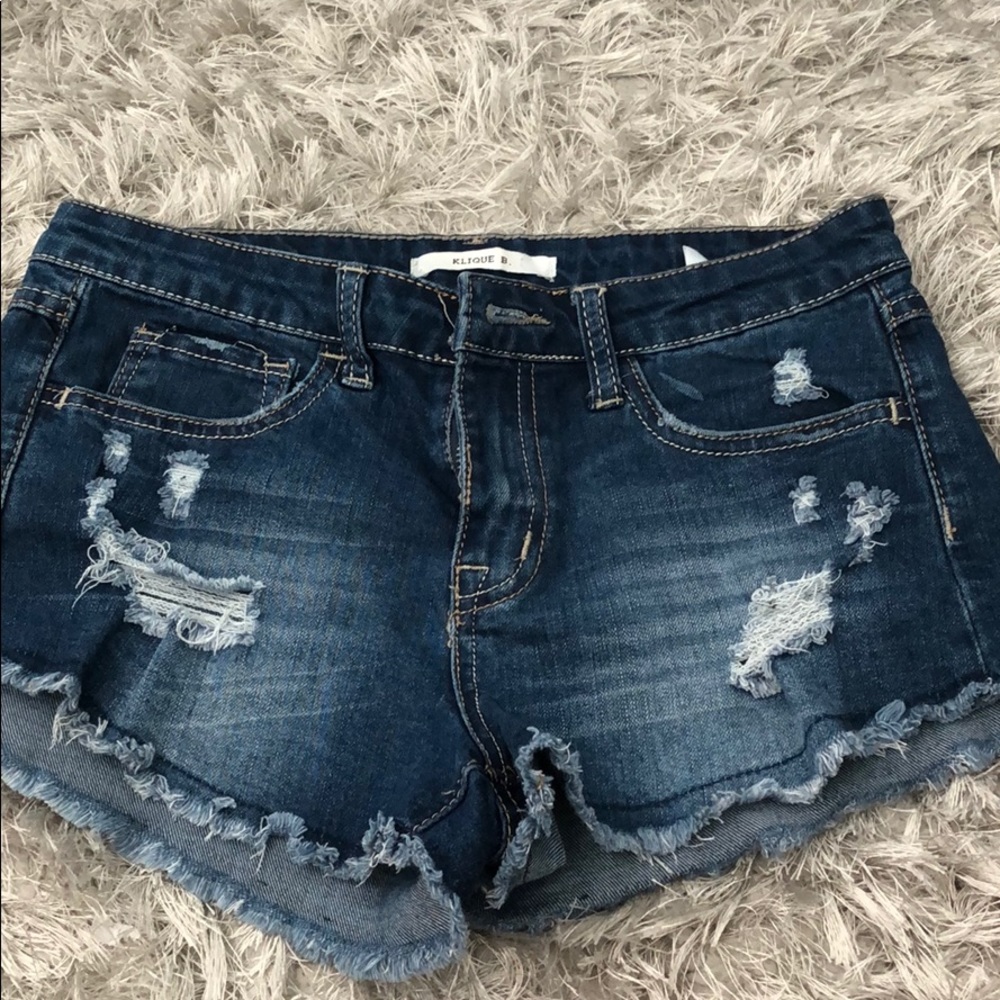 jean shorts